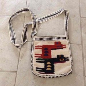 Vintage Handmade Long Strap Purse